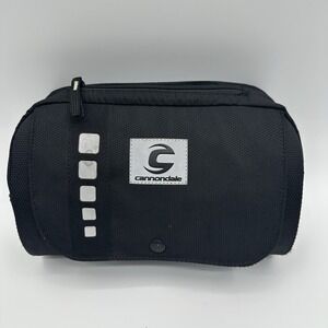 Vintage Cannondale Bicycling Handlebar Container Saddle Black Bag Quick Release